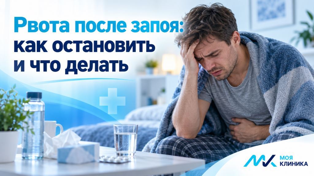 Рвота после запоя: как остановить и что делать